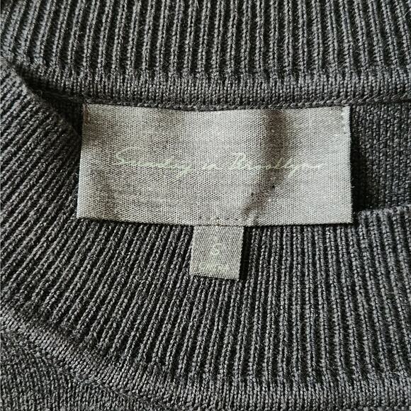 Anthropologie Sunday in Brooklyn Lorena Flutter Sleeve Gray Sweater | Women's S - Picture 8 of 9